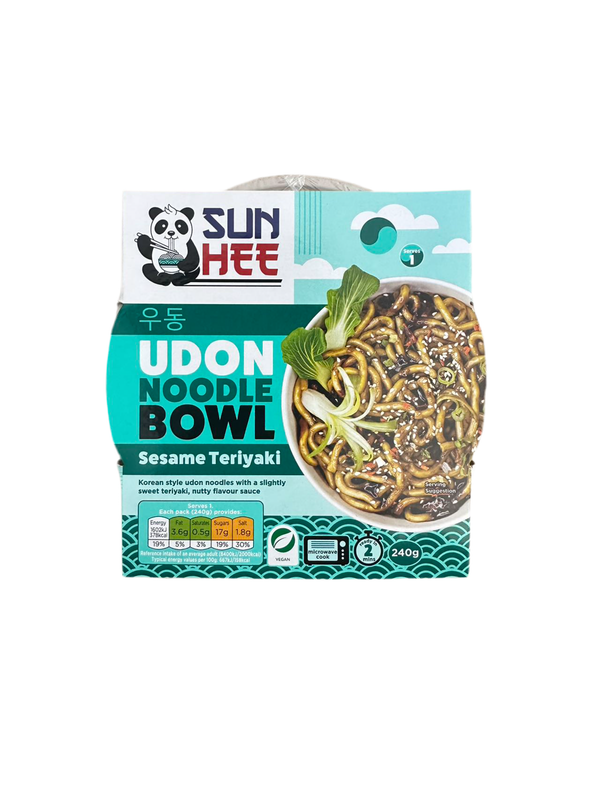 SUN HEE Udon Noodle Bowl Sesame Teriyaki 240g