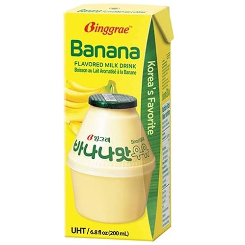 Binggrae Latte Coreano Banana Flavored Milk Drink 200ml